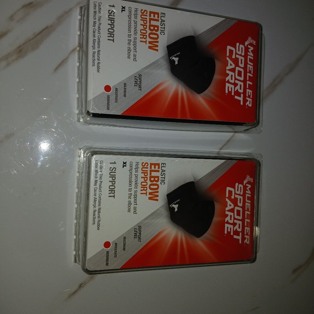 2 New Mueller Elbow Support (XL)